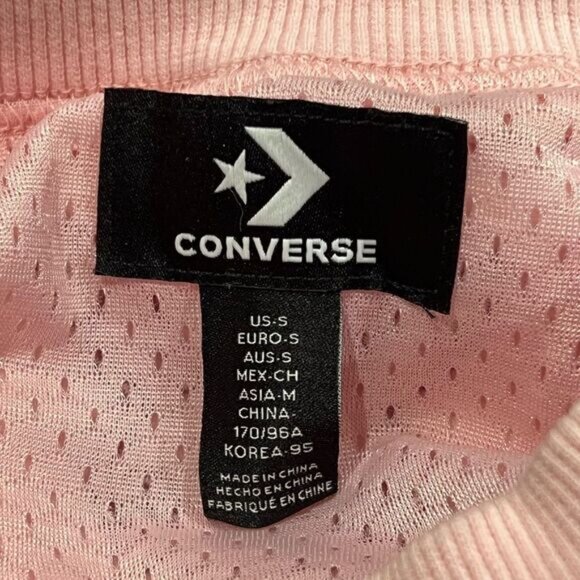 Converse x Pokemon RARE Jigglypuff Sherpa Crewneck Sweater Pink Small - Picture 3 of 4
